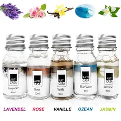 Duftöl 5er-Set Lavendel - Ocean - Jasmin - Rose - Vanille