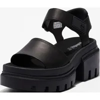 Timberland Everleigh Ankle Strap Sandal black 9.5 Wide Fit