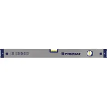 PROMAT Wasserwaage 50cm Alu.silber Spiegellibelle max.±0,5 mm/m
