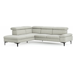 CASEDO Ecksofa Palma Stoff Naturel