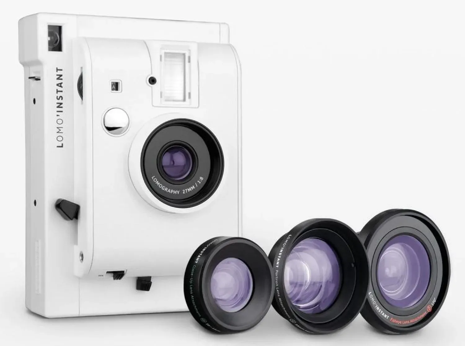 Lomography Lomo'Instant Mini White + 3 Objektive