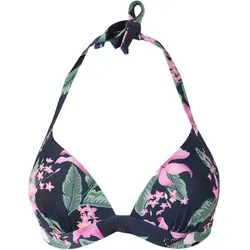 BRUNOTTI Damen Bikinioberteil Lisselot-Tropicana, Club Tropicana Aqua Indigo Blue, 40