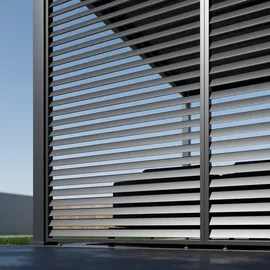 Paragon Lamellen Sichtschutz für Pergola Grand Tuscan 12 114 x 2,34 m Grau