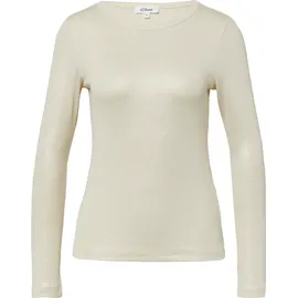 s.Oliver Ripp-Shirt mit Glitzer-Effekt - 42