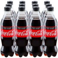 Coca-Cola Zero 0,5 Liter, 12er Pack