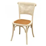 BISCOTTINI INTERNATIONAL ART TRADING Biscottini Esszimmerstühle | Rattanstuhl 87X46x47 cm | Restaurantstühle | Holzstuhl | Küchenstühle | Wohnzimmersessel | Thonet Stuhl