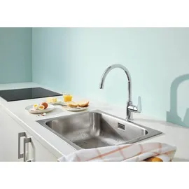 Grohe Start Curve Küchenarmatur Silber