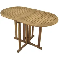 Sedex Garten-Essgruppe Balkonset Oval Gartenmöbel 2 Stühle + 1 Tisch, (Balkonset, 2 Stühle, 1 Tisch), Tisch klappbar, Stühle klappbar braun