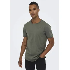 Only & Sons Herren ONSBENNE LONGY TEE NF 7822 Noos T-Shirt, Castor gray), M