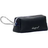 DESIGUAL Kulturbeutel Mone Capsule Zip Bag Black