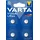 Varta Alkaline, Knopfzelle, LR44, V13GA, 1.5V Electronics, Retail Blister (4-Pack)