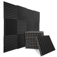 sunnypillow 1 Stück Akustikschaumstoff Akustikschaum 30 x 30 x 2,5cm | Schallschutzmatte zur effektiven Akustik Dämmung | Absorber Schalldämmung Wand, Schallschutz Schaumstoff, soundproof panels