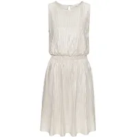 LASCANA Sommerkleid Partykleid Beige-Goldfarben 40
