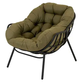 Lesli-Living Lesli Living Relaxsessel Cozy Olive 0 x 0 x 0 cm anthrazit/olivgrün