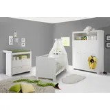 trendteam Babyzimmer Olivia 3-tlg. weiß