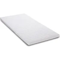 DS PRODUKTE Matratzen-Topper Mikrofaser 100 x 200 cm weiß