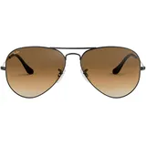 Ray Ban Aviator Large Metal RB3025 004/51 58-14 gunmetal/light brown gradient