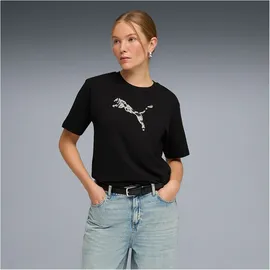 Puma Graphic Animal Relaxed T-Shirt schwarz L