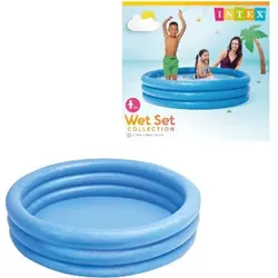 INTEX Crystal Blue Pool - Aufblasbares Schwimmbecken - Ø147x33cm