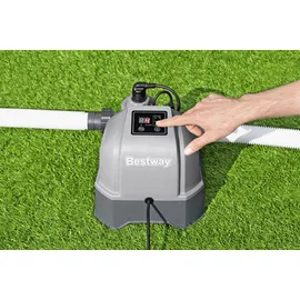 BESTWAY Salzwasseranlage Hydrogenic 6 g/h grau