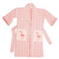 David Fussenegger Kimono Bademantel 'Flamingo' S/M Grenadine