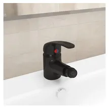 vidaXL Bidet Mischbatterie Einhebelmischer Schwarz 13x12 cm