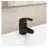 vidaXL Bidet Mischbatterie Einhebelmischer Schwarz 13x12 cm
