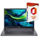 Acer Aspire A17-51, Core i5-120U, 16GB RAM, inkl. MS Office 2024 Pro Notebook (44 cm/17.3 Zoll, Intel Core i5 120U, UHD Grafik, 2000 GB SSD, Windows 11 Pro 64Bit + MS Office 2024 Pro, Beleuchtete Tastatur) 2000 GB