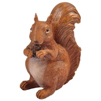 Buri - Eichhörnchen mit Zapfen Dekofigur Tierfigur Gartenfigur Gartendeko
