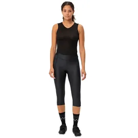 Vaude Damen Posta 3/4 Radhose kurz (Größe XL, schwarz)