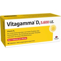 Wörwag Pharma GmbH & Co. KG Vitagamma D3 5.600 I.E. Vitamin D3 NEM Tabletten 50 St.