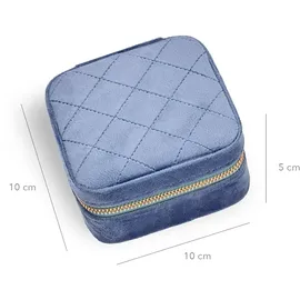 Gillian Jones Jewelry box – Blue velour