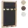 MCW Wandgarderobe C51 55 x 34 x 7 cm Braun