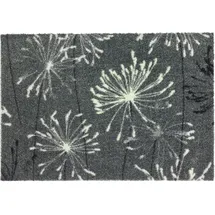 Schöner Wohnen Chooka Sauberlaufmatte Manhattan 67 x 100 cm Pusteblume Grau-Mint