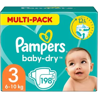 Pampers Baby-Dry Gr. 3 (6-10 kg) 198 St.