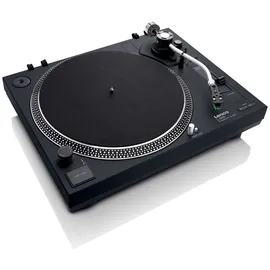Lenco L-3828BK Plattenspieler mit Direktantrieb - Pitch Control - USB/PC-Encoding - Schwarz
