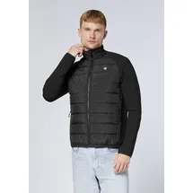 Chiemsee Funktionsjacke mit Kontrastdetails, schwarz S