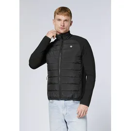 Chiemsee Funktionsjacke mit Kontrastdetails, schwarz S