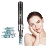 Vevor Professioneller Microneedling-Stift, elektrischer Derma-Pen mit 6 Einwegkartuschen, Dermapen-Schönheitsgerät mit 6 variablen Geschwindigkeiten, LCD-Display und einstellbarer Nadellänge von 0–2,5