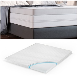 VitaliSpa Komfortschaum Topper Matratzenauflage 160x200cm Matratzentopper 6cm