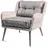 TexDeko Gartenpolster 55 x 55 x 12 cm grau 2-tlg.