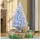 Homcom Künstlicher Weihnachtsbaum Weiß 120 cm