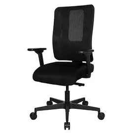 TOPSTAR Sitness Open X Deluxe Netz mit Schiebesitz mit Armlehnen schwarz