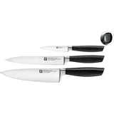 Zwilling All Star Messer-Set 3-tlg, Schwarz