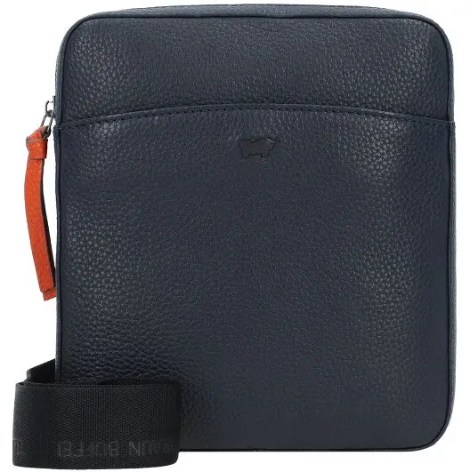 Braun Büffel Novara Umhängetasche Leder 20 cm  blau