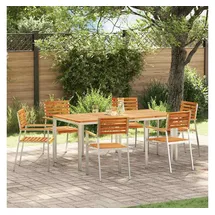 vidaXL Gartenstuhl 6 St. 56 x 54,5 x 87 cm braun