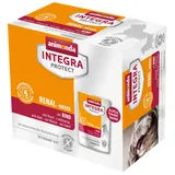 Animonda INTEGRA PROTECT Katzenfutter nass Renal (Niere) mit Rind (8 x 85g), vom Tierarzt empfohlen bei Niereninsuffizienz, mit Veterinären entwickeltes Diätalleinfutter für erwachsene Katzen