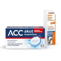Nasenspray ratiopharm Erw + ACC akut 600 1 Set