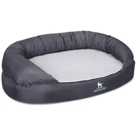 Knuffelwuff Hundebett Jessy XL 120 x 75 cm grau