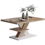 CASARIA Detroit Weiß Sonoma Eiche 90 x 60 x 45 cm